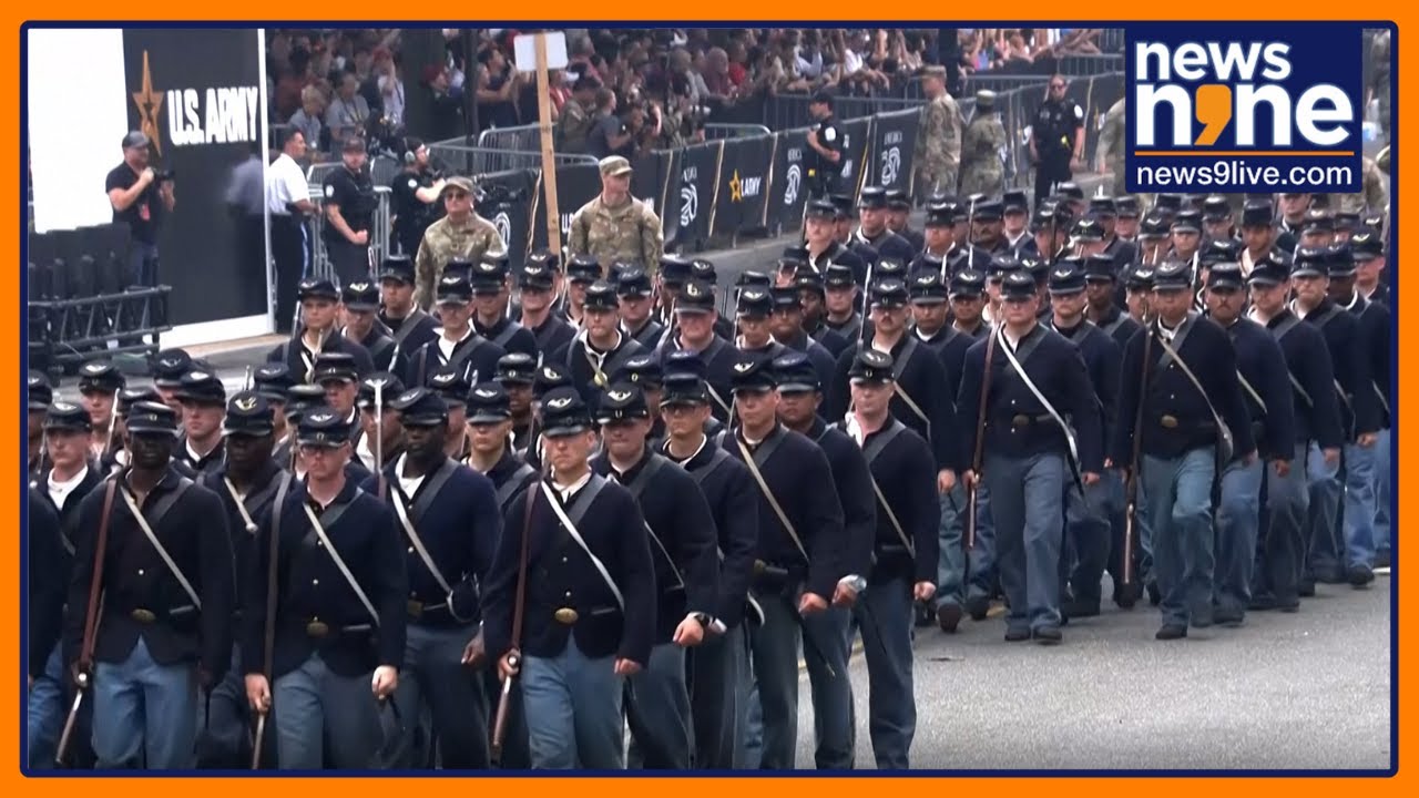 U.S. Army Turns 250: Trump Leads Massive Military Parade with 7,000 Troops  & Tanks in D.C. | News9