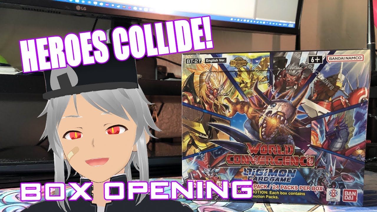 DIGIMON BT-21 WORLD CONVERGENCE BOX OPENING!