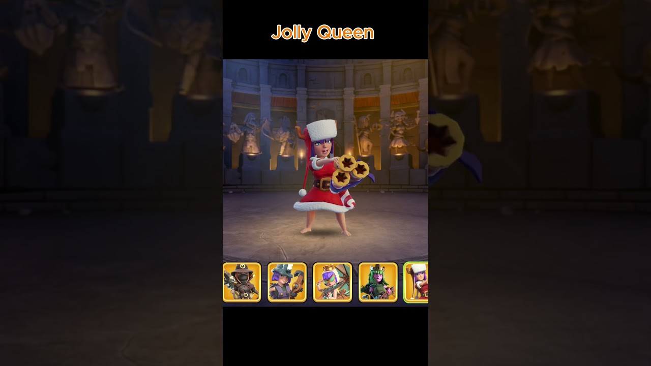 Archer Queen is FEELING FESTIVE! 🎅🎄🔥 | Jolly Queen Skin | Clash of Clans