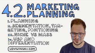 4.2 MARKETING PLANNING / IB BUSINESS MANAGEMENT / segmentation, targeting, positioning, niche, mass