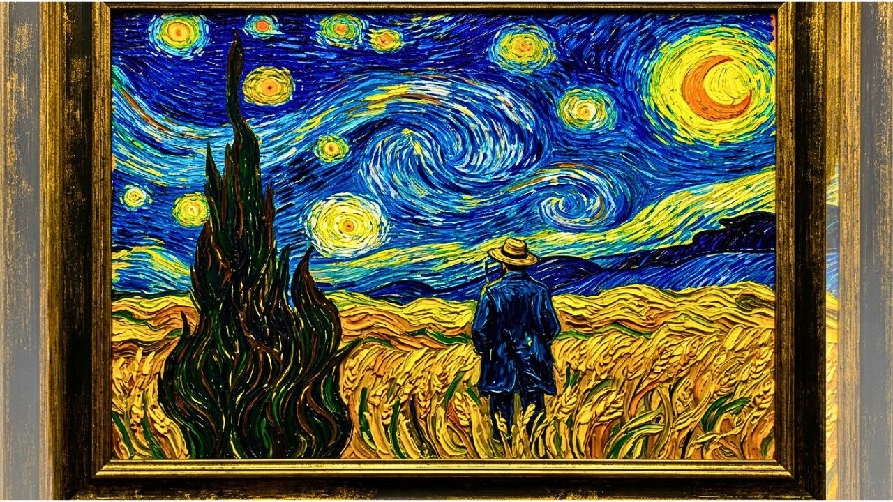Van Gogh’s Odyssey: A 3-Minute Visual Poem of Shadow and Light