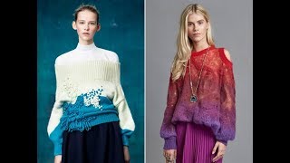 Вязание Спицами - Женский Джемпер - модели 2019 / Knitting With Needles / Stricken Mit Nadeln Вязание Спицами - Женский Джемпер - модели 2019 / Knitting With Needles / Stricken Mit Nadeln
