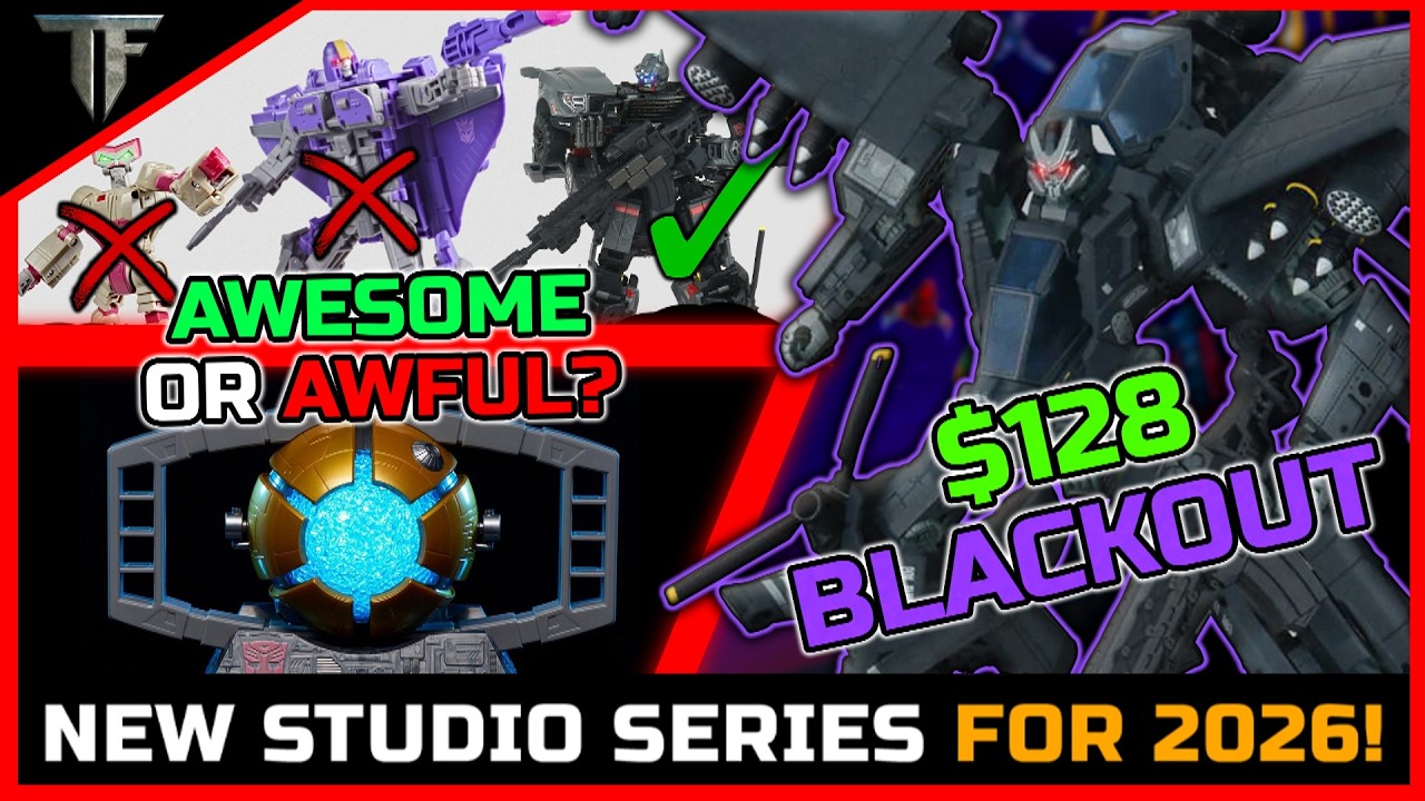Спорные анонсы Transformers Studio Series 2026? Новые Блэкаут и Айронхайд! - Новости TF