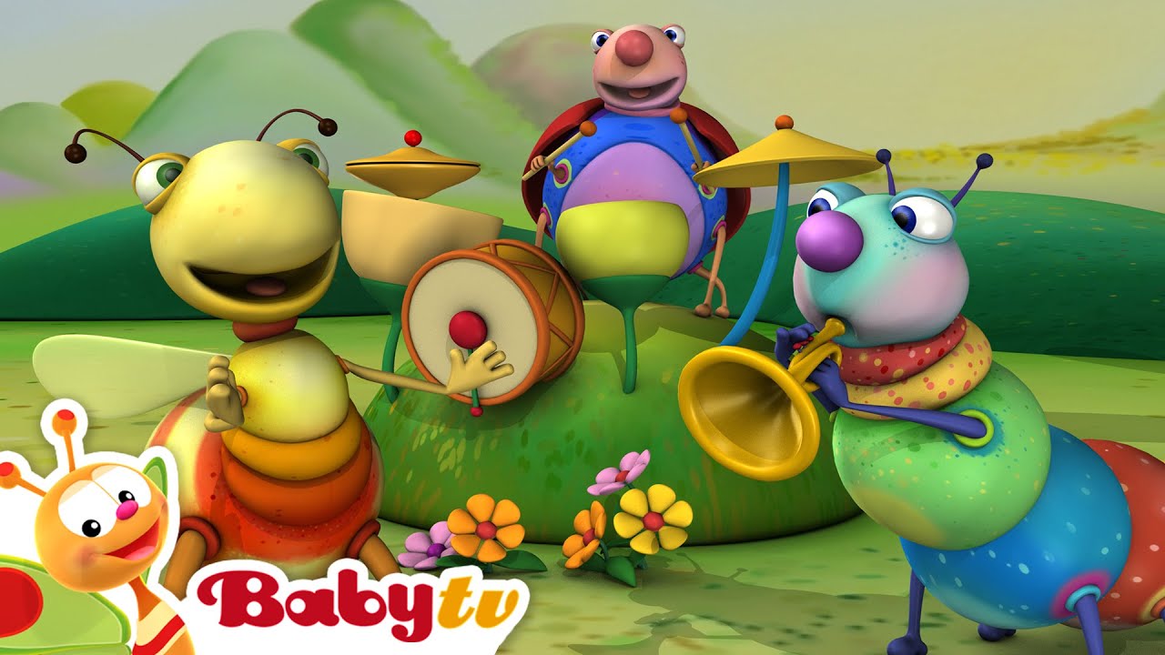 Big Bugs Band Caz 🎺 Çocuklar için Müzik ve Şarkılar 🎵 Karikatür BabyTVTR YouTube
