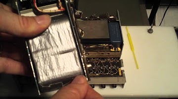 Tektronix 1401A-1 diassembly to remove battery (Part II)