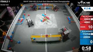 NH/VT 2026 Push Back Regionals : Division 1 - Final #1-2 - 4886B & 4886S vs 77275B & 4886W - Auton +