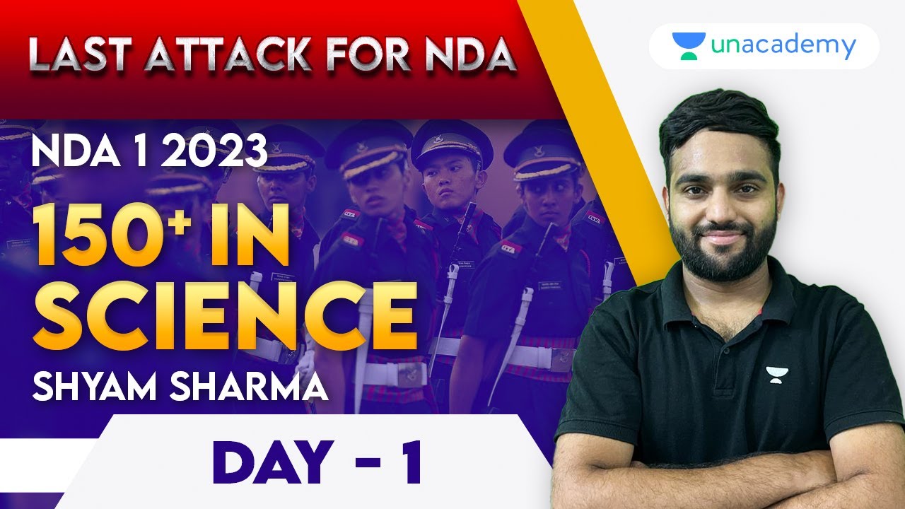 NDA 1 2023 Preparation | Last Attack for NDA | Science | Shyam Sir ...