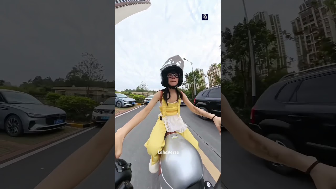 They Laughed at Her Tiny Scooter… Until She Proved Them Wrong! 😂🛵