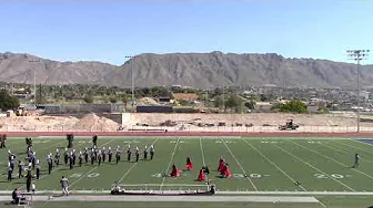 SILVER HIGH SCHOOL PRE T-BIRD MARCHING BAND PERFORMANCE COLOR GUARD