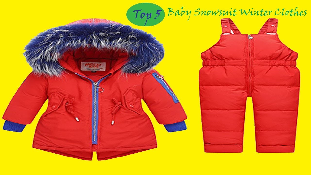 Top 5 Baby Snowsuit Winter Clothes Baby Clothes Ideas YouTube