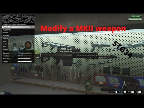 Modify A Mkii Weapon Gta V Daily Objectives Youtube - modified gun roblox prison life