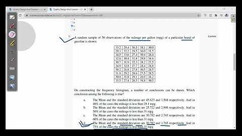Assignment 3 solution | Quality Design And Control | Swayam | NPTEL