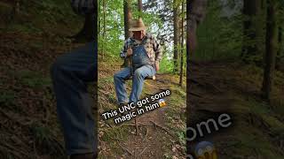 This Man's Walking Stick is ACTUALLY a Chair! 😱