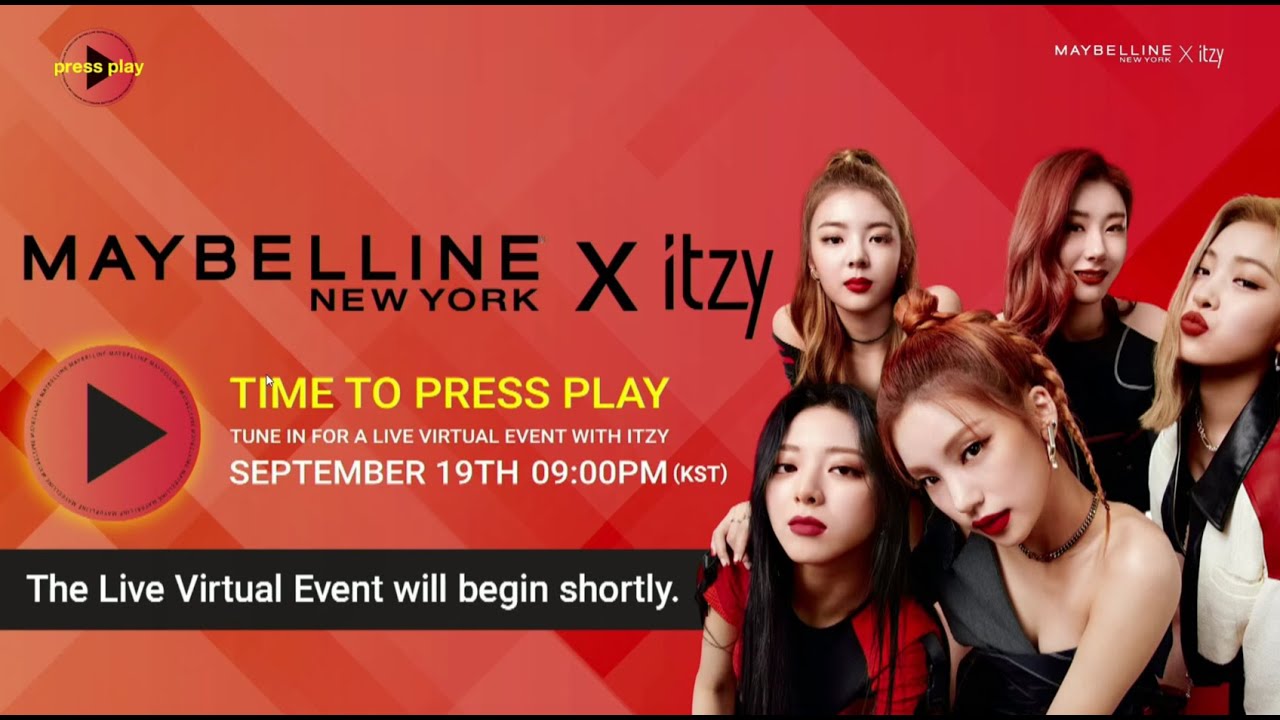 Maybelline x Itzy 210919 Press Play Live Virtual Event [Full Ver