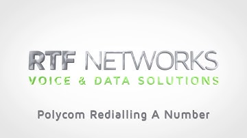 RTF Polycom Redialling a Number