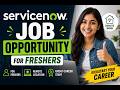 ServiceNow Remote Jobs for Freshers 2026 🚀