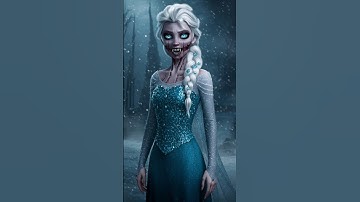 "What If Frozen Was a Horror Movie? | Creepy Elsa & Anna Redesigns" #scary #creepy