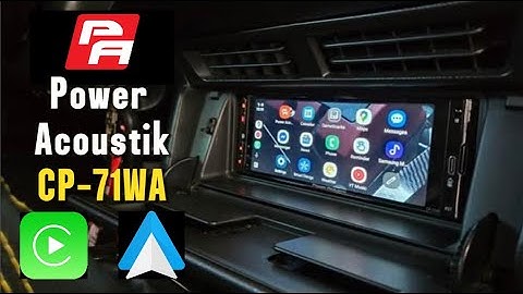 TOUCHSCREEN for the S2000!!! - PowerAcoustik CP-71WA Single DIN Apple Carplay/ Android Auto!