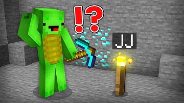 JJ Shapeshift to TORCH to WIN Mikey in Minecraft - Maizen JJ and Mikey