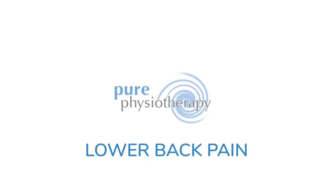 Pure Physiotherapy - Lower Back Pain Information - YouTube