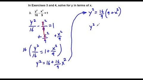 Precalculus Chapter 8.3 Quick Review Exercises 1-10 Introduction Exercises for Hyperbolas