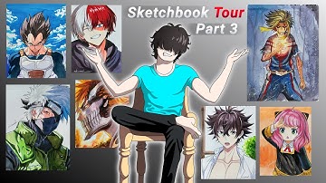 Continuing My Anime Sketchbook Tour Part 3.