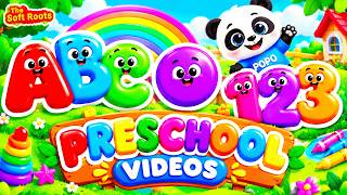 Preschool Learning activities for 3 year olds at home | Learn ABC Phonics Shapes Numbers Colors 🌈 screenshot 3