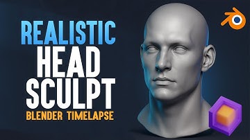 Blender Head Sculpting Timelapse | Realistic Male Character