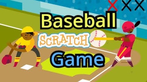 Scratch Tutorial | Scratch Baseball Game | Scratch how to make a baseball game