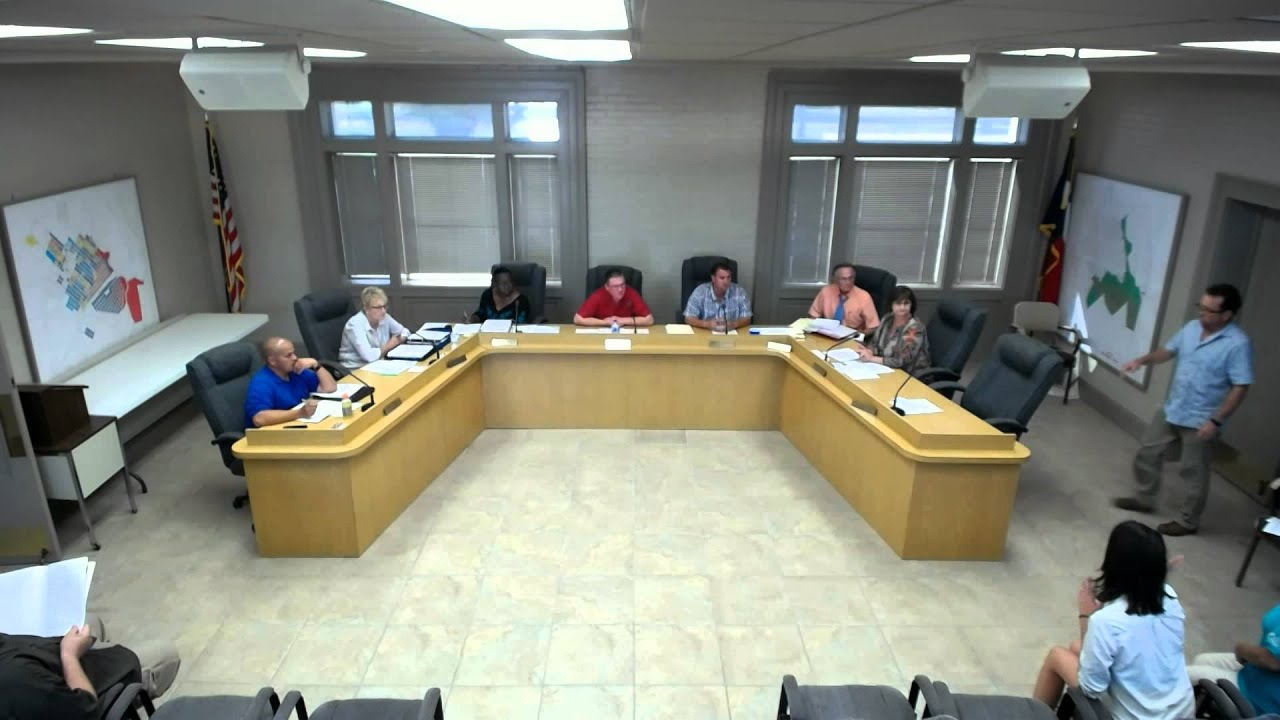 Ballinger, TX City Council Meeting 81715 YouTube