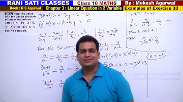 Class 10 Maths (Ex 3D Example 12) Linear Equation in 2 Variable (RS Aggarwal 2020)
