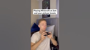 When Your Pickaxe Breaks in Minecraft at 2AM 😱 #shorts #minecraft #viralvideo