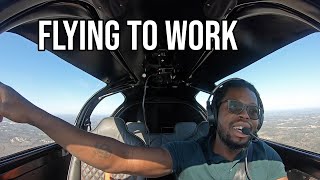 Flying My New Plane To Work For The First Time