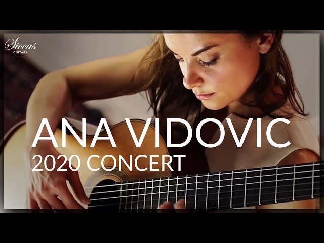 ANA VIDOVIC Classical Guitar Concert 2020 - Live Chat with Ana Vidovic class=