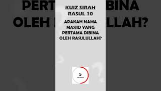 50) KUIZ SIRAH RASUL 10