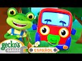 La primera visita de bebé camión | 🐸 Garaje de Gecko | Carros para niños | Vídeos educativos