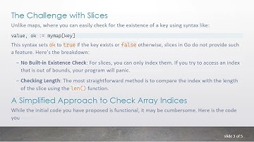 How to Check if an Array Index Exists in Go