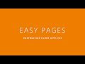 Easy pages  customizing pages with css editor
