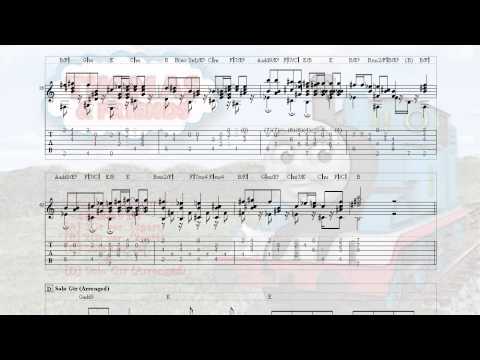 きかんしゃトーマス Op ギターコード Power Tab Youtube