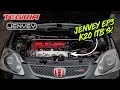 Jenvey honda civic ep3 plug  play itb kit  haltech elite 1500 ecu