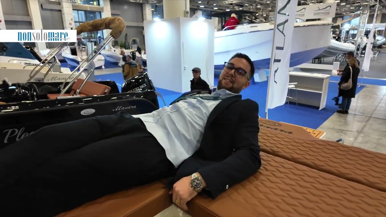 Manara Marine al Salone Nautico di Bologna con la 750 Pleasure