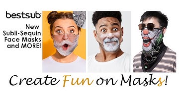 How to Print Sublimation Sequin Face Masks?