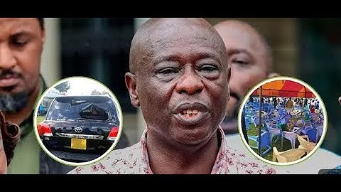 CHAOS ERUPTS IN LIMURU: RIGATHI GACHAGUA FORCED TO FLEE AS CAR IS STONED