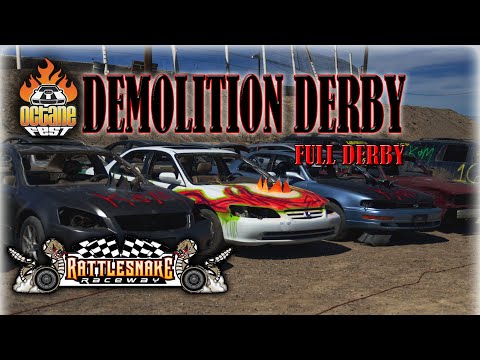 Demolition Derby / Octane Fest 2022 / Full / Rattlesnake Raceway