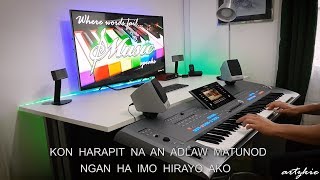 Miniatura del video "Kon Harapit Na An Adlaw Matunod (Waray Song) on Yamaha Tyros 5 with lyrics by #artzkie"