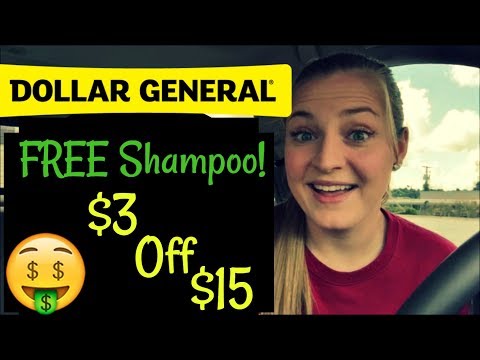 Dollar General $3 off $15 | FREE Shampoo!