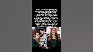 Taylor Swift Celebrates 36th Birthday Weekend at Chiefs Game with Kylie Kelce #TaylorSwift #viral