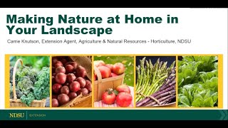 Field to Fork 2024:  Making Nature at Home in Your Landscape by NDSUExtension 224 views 2 weeks ago 51 minutes