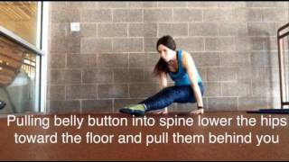 Reverse Plank Pull Through Ab Workout