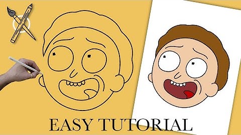 HOW TO DRAW MORTY SMITH! EASY STEP BY STEP TUTORIAL! LET’S DRAW TOGETHER! DRAWING RICK AND MORTY